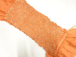 正絹　絞り　帯揚げ